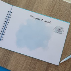 Libro de Firmas Comunión Personalizado: ¡Tu Foto en el Campo de Fútbol!