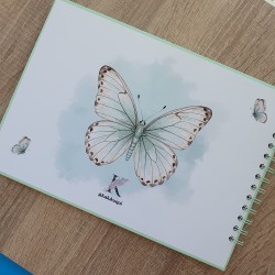 Libro de Firmas Comunión Personalizado: Diseño Verde Agua y Foto | Recuerdo Especial