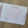 Libro de Firmas Comunión: Diseño Malva Elegante | Recuerdo Personalizado