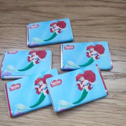 Chocolatina Nestlé Personalizada La Sirenita | Detalle Disney