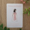 Recordatorio Primera Comunión: Diseño Rosa Sencillo y Elegante | Kalukuqui
