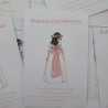 Recordatorio Primera Comunión: Diseño Rosa Sencillo y Elegante | Kalukuqui