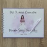 Libro de Firmas Comunión: Personalizado con Foto y Diseño Malva | Kalukuqui