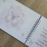 Libro de Firmas Comunión: Personalizado con Foto y Diseño Malva | Kalukuqui