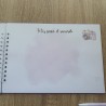 Libro de Firmas Comunión: Personalizado con Foto y Diseño Malva | Kalukuqui
