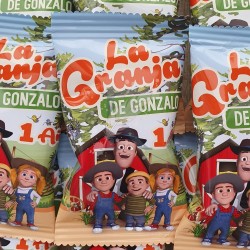 Gusanitos Personalizados La Granja de Zenón | Detalle Cumpleaños Infantil