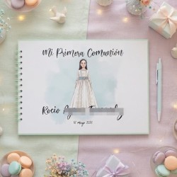 copy of copy of copy of copy of copy of copy of Libro de Firmas Kraft Niña Comunion