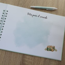 Libro de Firmas Comunión Real Betis: Personalizado con Foto | Recuerdo Único