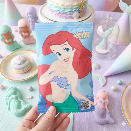 Gusanitos Personalizados La Sirenita | Detalle Cumpleaños Disney