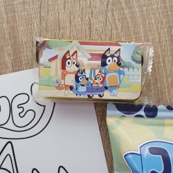 Bloque de Plastilina 50g: Diseño Familia Bluey | Detalle Creativo Kalukuqui