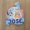 Cake Topper 3D Bluey: Decoración de Tarta Personalizada | Kalukuqui