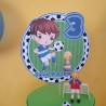 Cake Topper Fútbol Personalizado | Adorno Tarta Cumpleaños