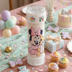 Pompero Personalizado Minnie Bebé | Detalle Bautizo y 1er Cumpleaños