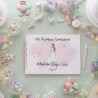 Libro de Firmas Comunión: Personalizado con Foto y Diseño Rosa | Kalukuqui