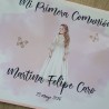 Libro de Firmas Comunión: Personalizado con Foto y Diseño Rosa | Kalukuqui