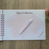 Libro de Firmas Comunión: Personalizado con Foto y Diseño Rosa | Kalukuqui