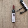 Sacacorchos Botella de Vino Comunión: Personalizado con Foto y Rosa | Kalukuqui