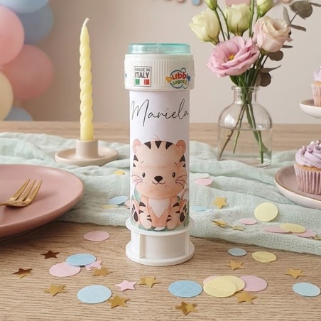 Pompero Personalizado Tigre | Detalle Fiesta Safari y Selva