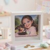 Hucha de Madera Blanca Personalizada con Foto: El Regalo Perfecto | Kalukuqui