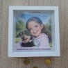 Hucha de Madera Blanca Personalizada con Foto: El Regalo Perfecto | Kalukuqui