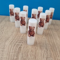 Bálsamo Labial Oso Peluche: Detalle Infantil Original | Kalukuqui