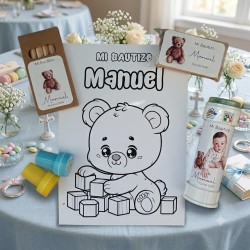 Kit Creativo Infantil: Pompero, Plastilina, Colores y Sellos | Kalukuqui