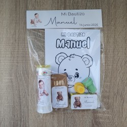 Kit Creativo Infantil: Pompero, Plastilina, Colores y Sellos | Kalukuqui