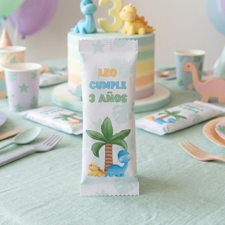 Aspitos Personalizados Dinosaurios | Detalle Fiesta Prehistórica