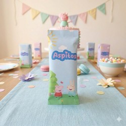Aspitos Personalizados Peppa Pig | Detalle Cumpleaños Infantil