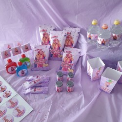 Etiqueta para Botella de Agua Fútbol Luli Pampín: Personalizada | Kalukuqui