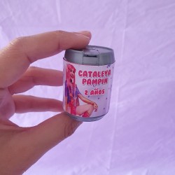 Mini Lata de Caramelos Luli Pampín: Detalle Gourmet Personalizado | Kalukuqui