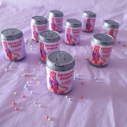 Mini Lata de Caramelos Luli Pampín: Detalle Gourmet Personalizado | Kalukuqui