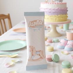 Aspitos Personalizados Caballito Balancín | Detalle Bautizo y Baby Shower