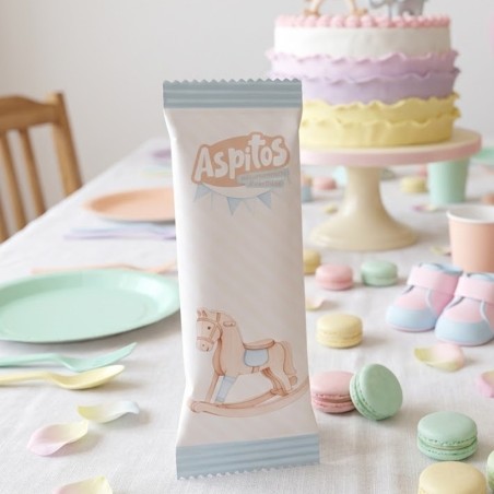 Aspitos Personalizados Caballito Balancín | Detalle Bautizo y Baby Shower