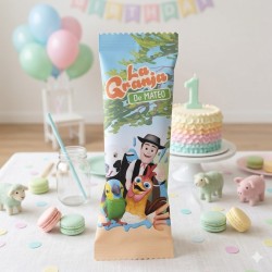 Aspitos Personalizados La Granja de Zenón | Detalle Cumpleaños Infantil