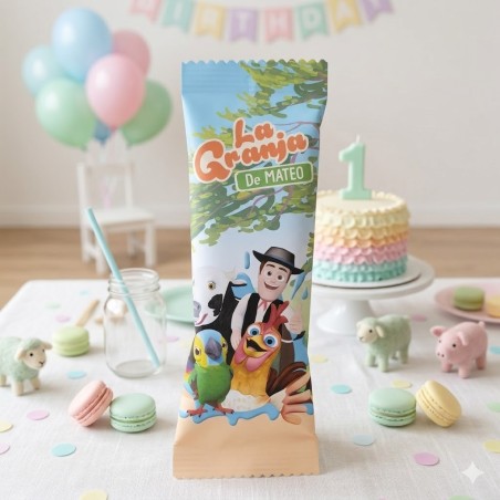 Aspitos Personalizados La Granja de Zenón | Detalle Cumpleaños Infantil