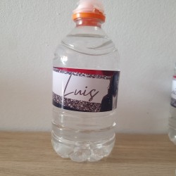 Etiqueta para Botella de Agua Michael Jackson: Estilo "Rey del Pop" | Kalukuqui