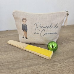 Pack Regalo Comunión: Abanico, Neceser y Bálsamo | Kalukuqui