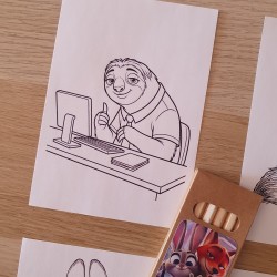 Regalo personalizado para niños temática Zootrópolis marca Kalukuqui
