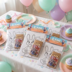 Detalle de la caja de colores personalizada marca Kalukuqui