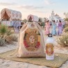 Pack de regalo con tote bag y botella Virgen del Rocío.