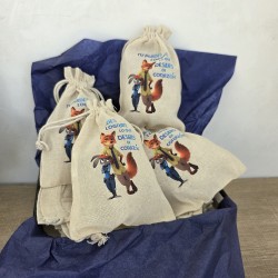 Saquito pequeño para invitados de comunión o cumpleaños.