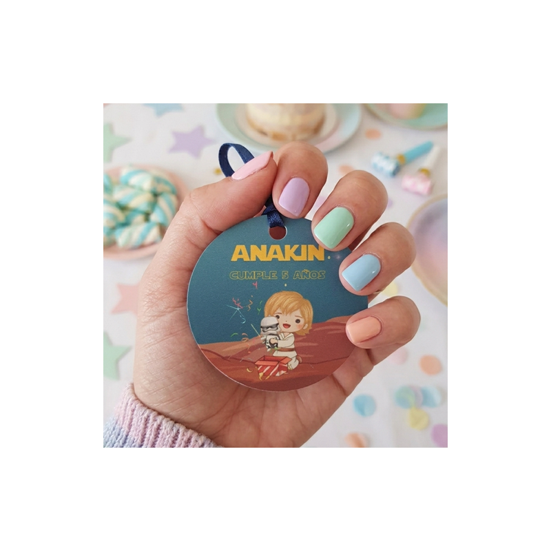 Etiquetas y Pegatinas Luke Star Wars | Detalles Galácticos Personalizados
