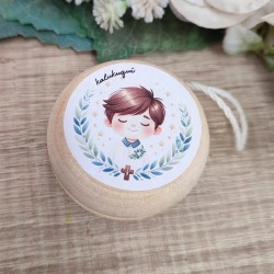 Yoyó de Madera de Pino Personalizado | Regalo Ecológico Infantil