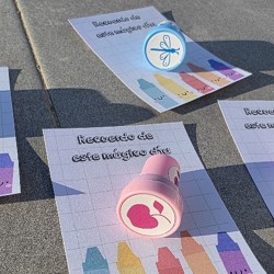 Detalle de cumpleaños personalizado por Kalukuqui para el aula.