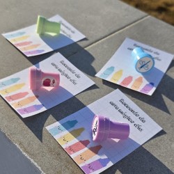 Sello escolar personalizado para premiar a los alumnos.