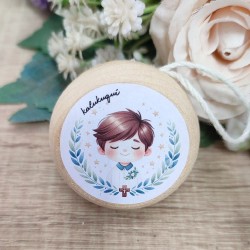 Yoyó de Madera de Pino Personalizado | Regalo Ecológico Infantil