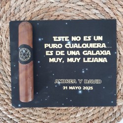 Detalle de celebración con temática galáctica por Kalukuqui.