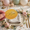 Detalle de mesa para eventos por la marca Kalukuqui.