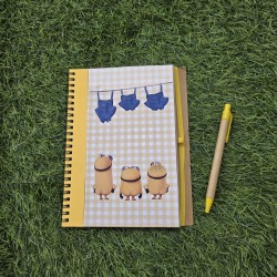 Set de papelería divertido y cuqui por Kalukuqui.